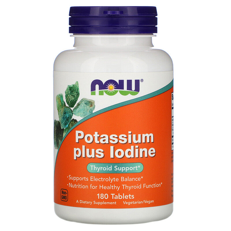 NowFoods Potassium plus Iodine 180 Tablets