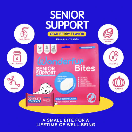 Wonderfur Bites Senior Support for Dogs