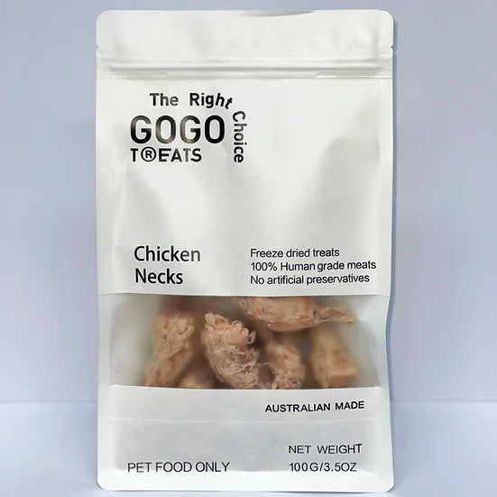 GoGoTreats 冻干鸡颈肉 100g