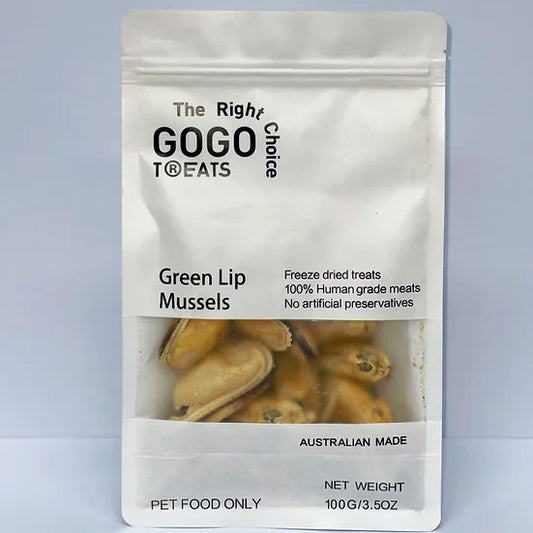 GoGoTreats 冻干绿唇贻贝 100g