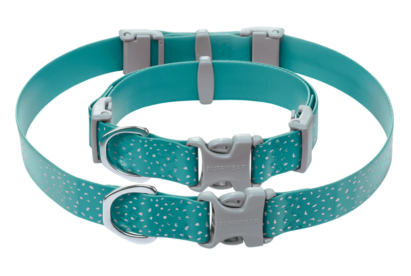 Ruffwear Confluence 防水狗项圈 Aurora Teal