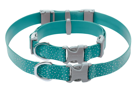 Ruffwear Confluence 防水狗项圈 Aurora Teal