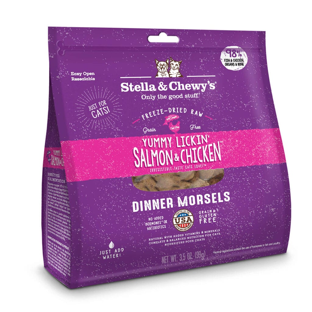 Stella&Chewy's Yummy Ticklin'  Salmon&Chicken Freeze-Dried Dinner for Cat 226g