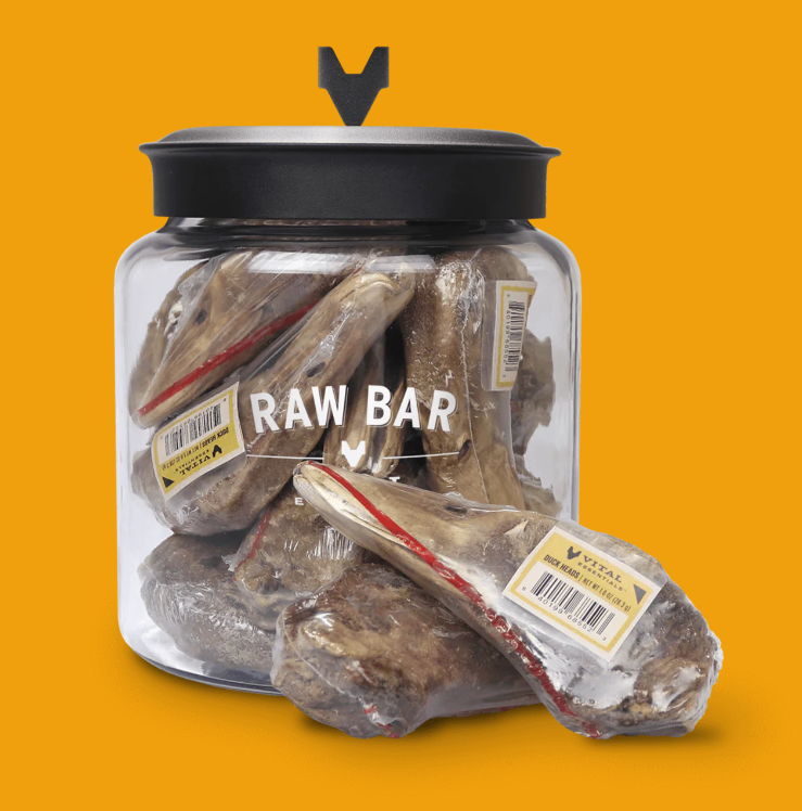 Vital Essentials Freeze-Dried Raw Bar Duck Head 28.3g