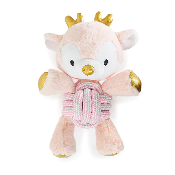 Cupid & Comet Xmas Toy Pink Reindeer