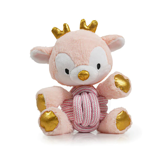 Cupid & Comet Xmas Toy Pink Reindeer