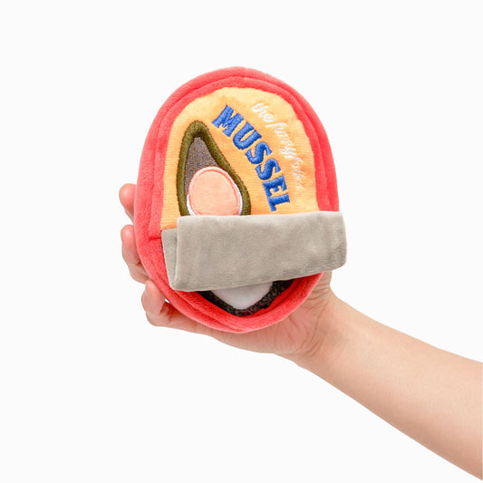 FurryFolks Tinned Mussel Nosework Toy