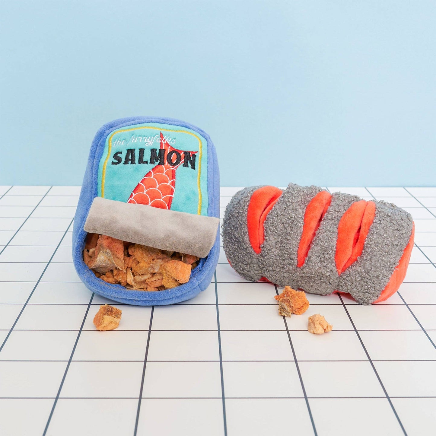 FurryFolks Tinned Salmon  Nosework Toy