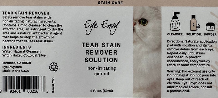 Eye Envy Tear Stain Solution 125ml