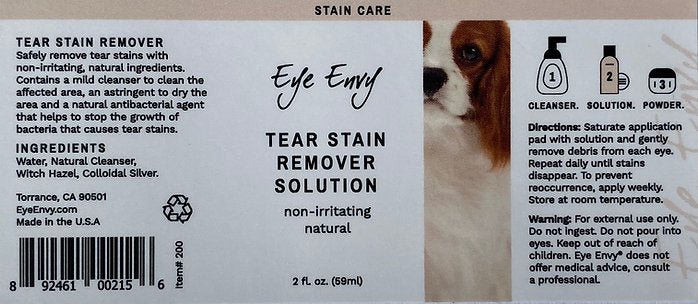 Eye Envy Tear Stain Solution 125ml