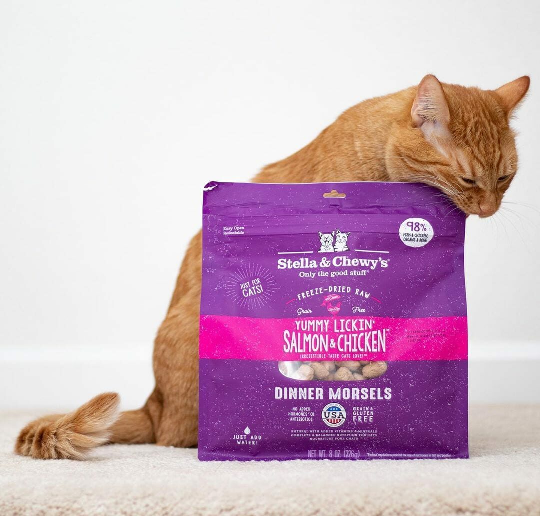 Stella&Chewy's Yummy Ticklin'  Salmon&Chicken Freeze-Dried Dinner for Cat 226g