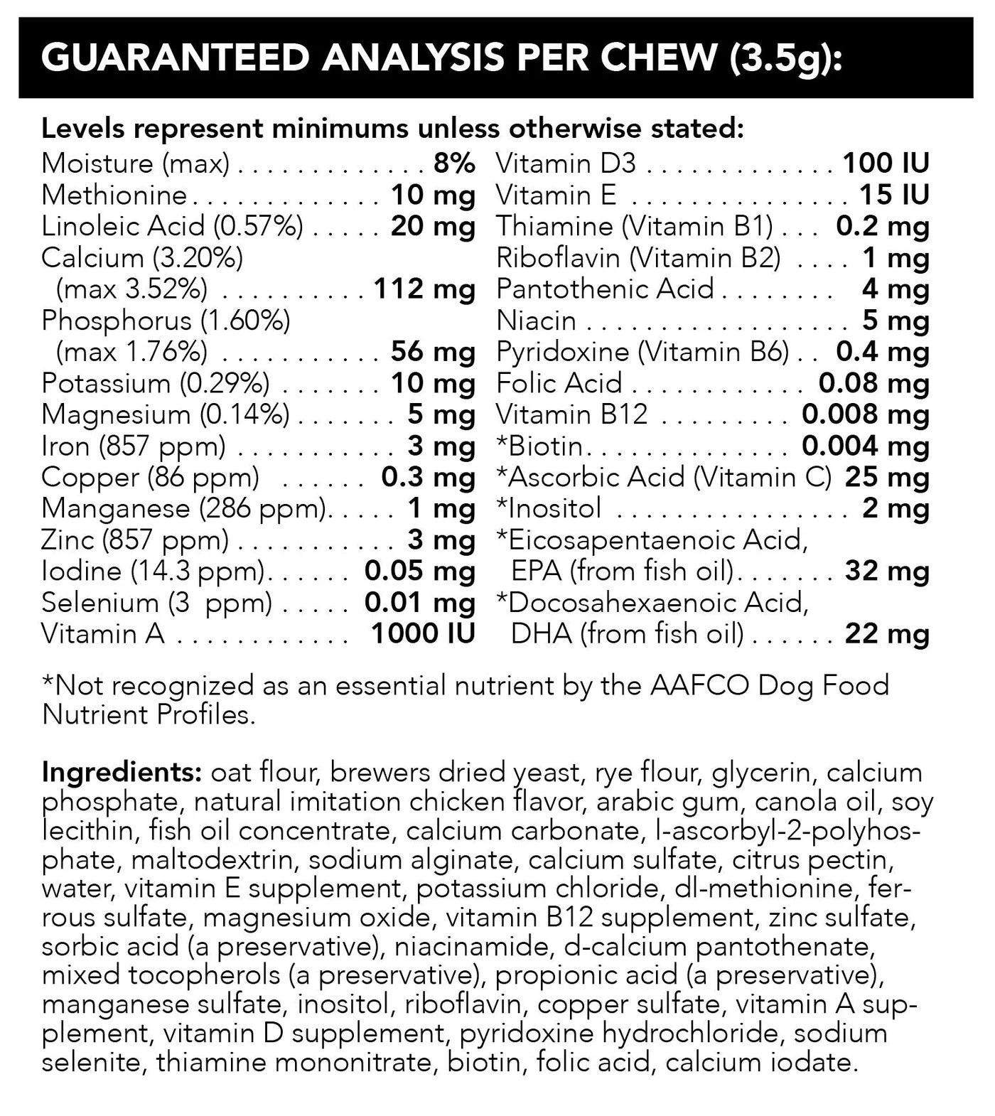 VetriScience Laboratories Canine Plus Multivitamin 30 Chews