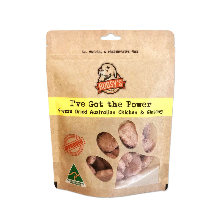 Bugsy's Functional Freeze Dried Treats I've Got The Power