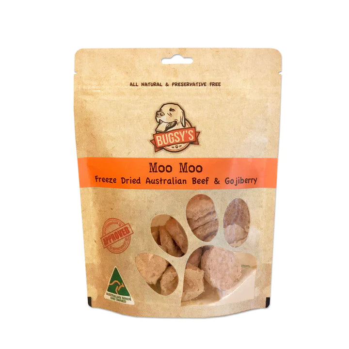 Bugsy's Functional Freeze Dried Treats Moo Moo