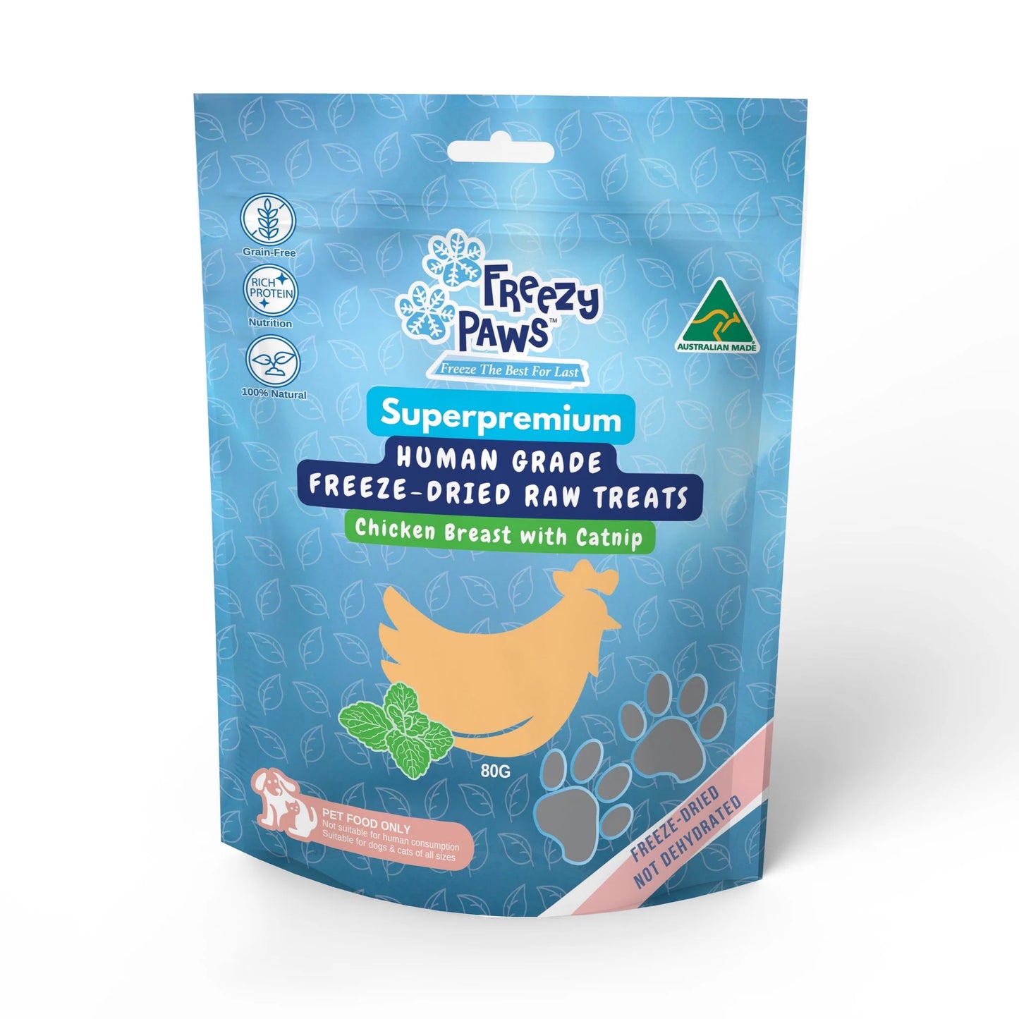 Freezy Paws 冻干鸡胸肉加猫薄荷 80g