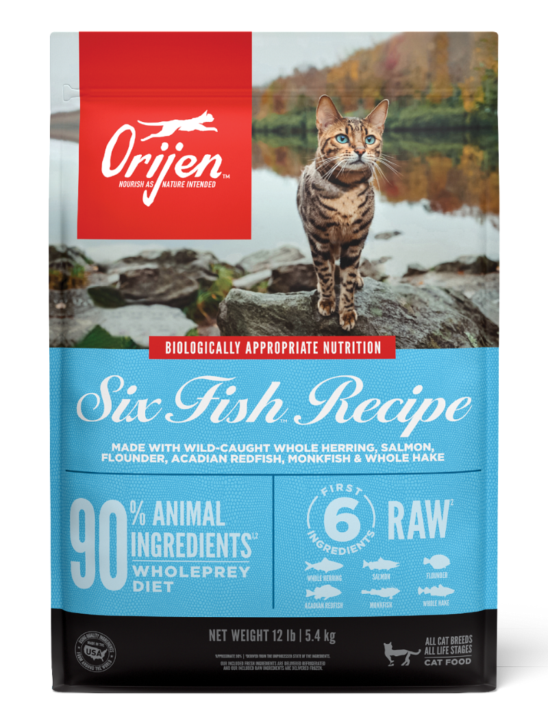 ORIJEN Biologically Appropriate Six Fish Cat Dry Food