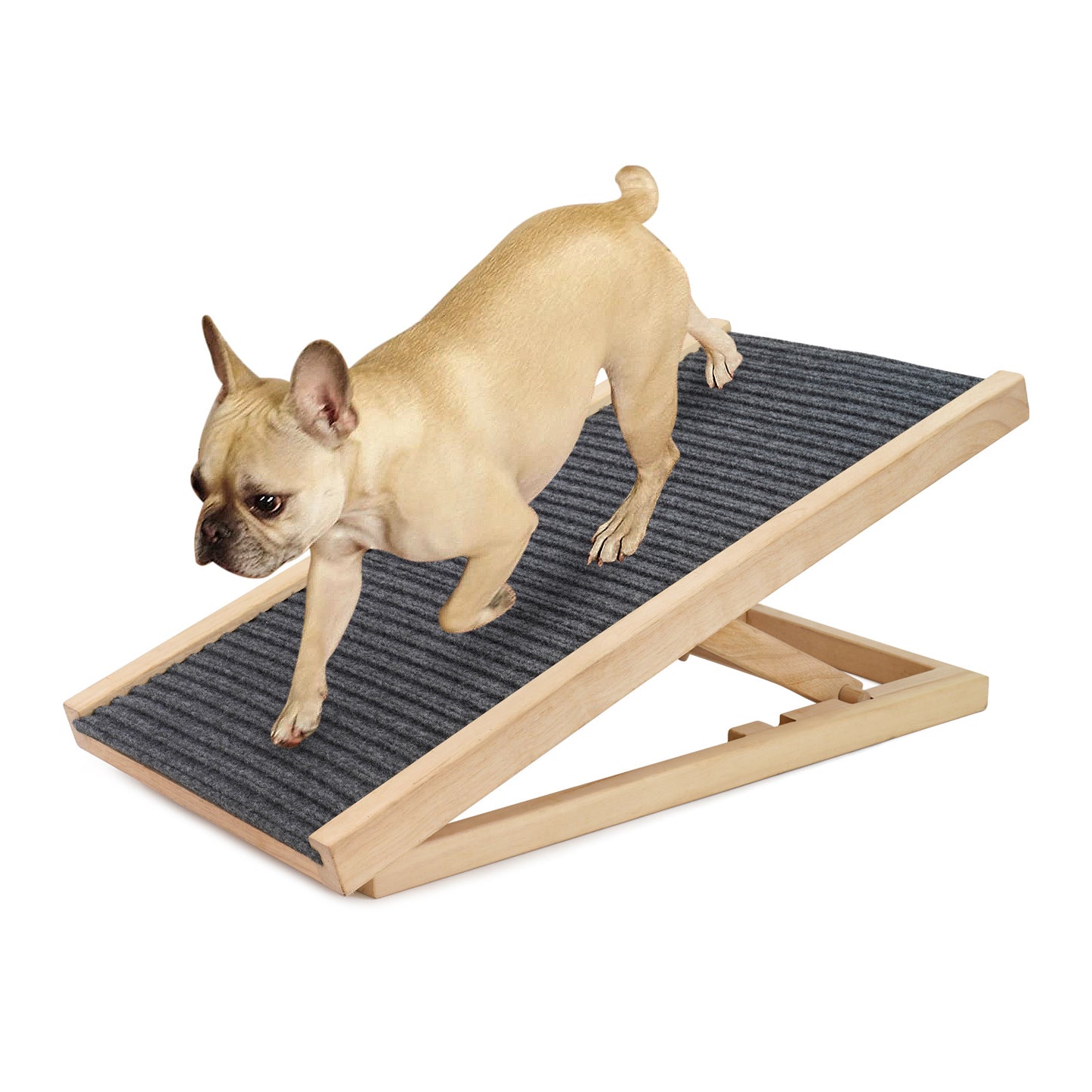 Solid Wood Adjustable Pet Ramp