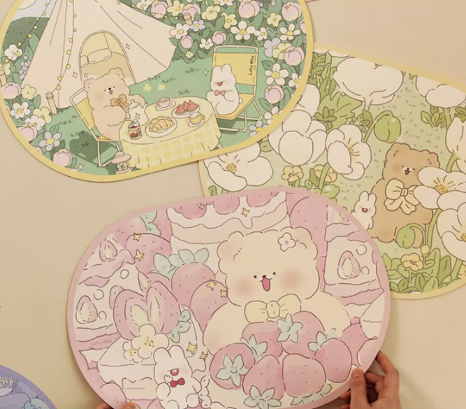 Momo Rabbits and Friends Placemat