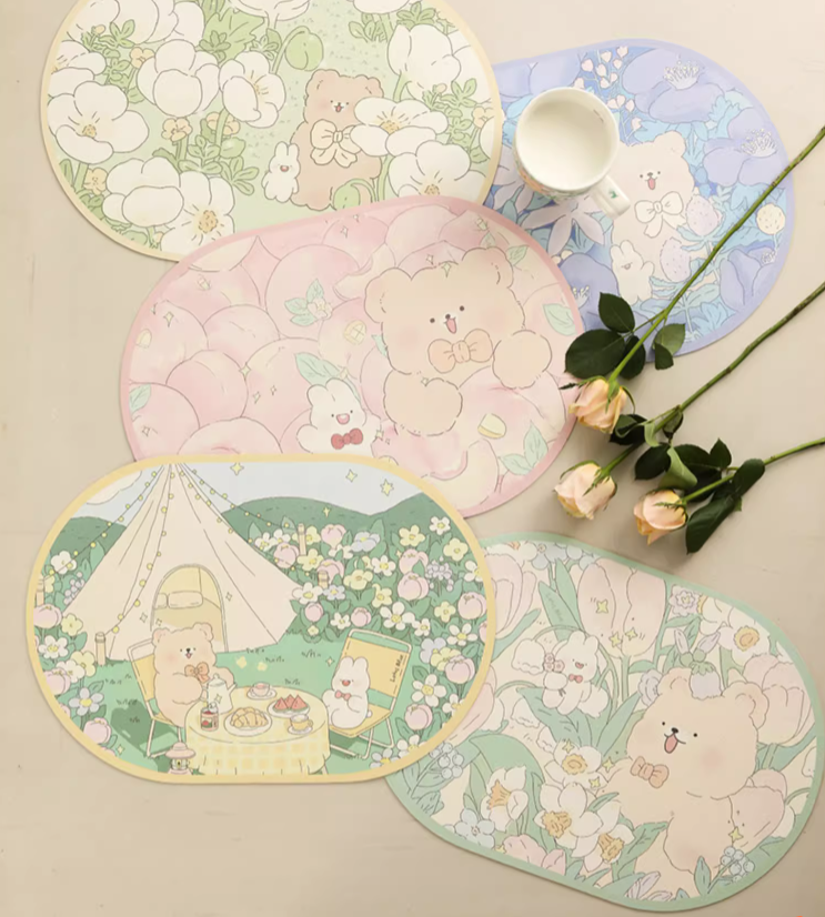 Momo Rabbits and Friends Placemat