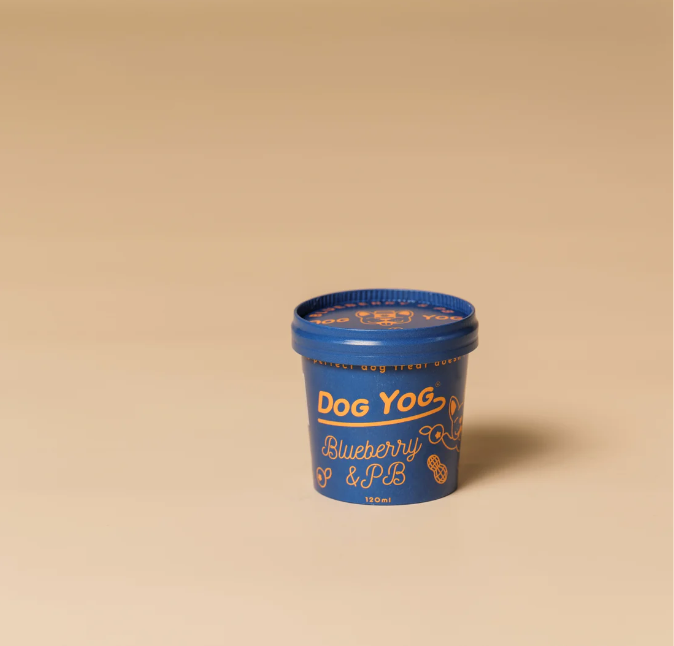 Dog Yog 发酵冰淇淋 蓝莓和花生酱 120ml