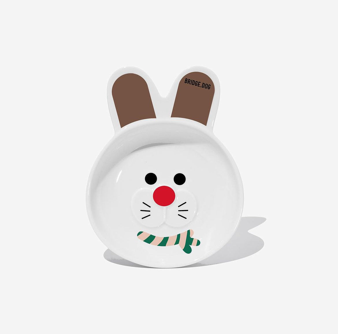 Bridge Dog Xmas Bunny Dish