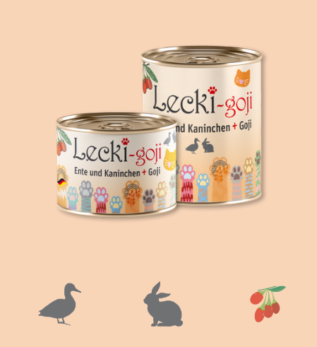 Lecki Goji Complete Feed for Cats 200g