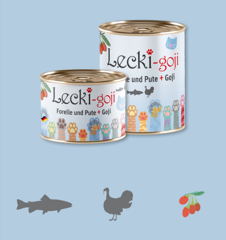 Lecki Goji Complete Feed for Cats 200g