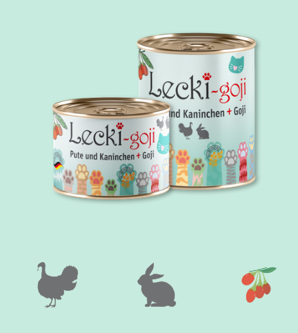 Lecki Goji Complete Feed for Cats 200g