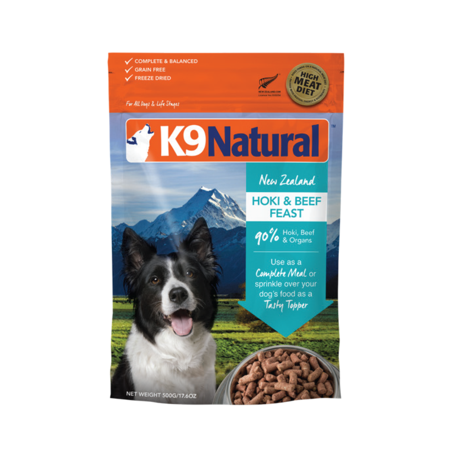 K9 Natural Freeze Dried Dog Food 500g