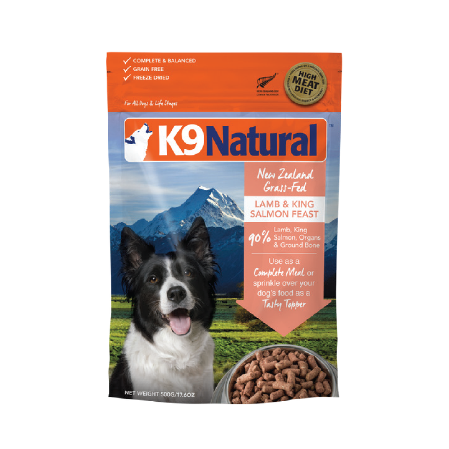 K9 Natural Freeze Dried Dog Food 500g