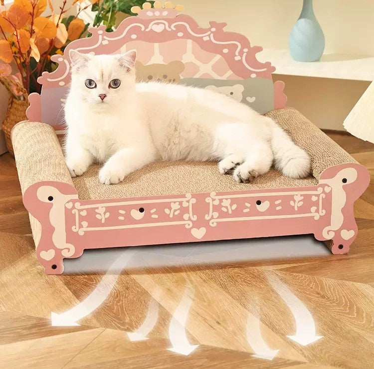 Bear Bear Princess Scratcher Sofa