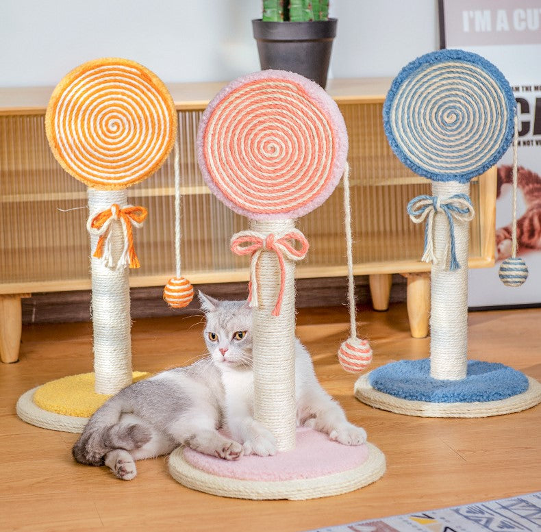 Lolipop Sisal Scratcher Post