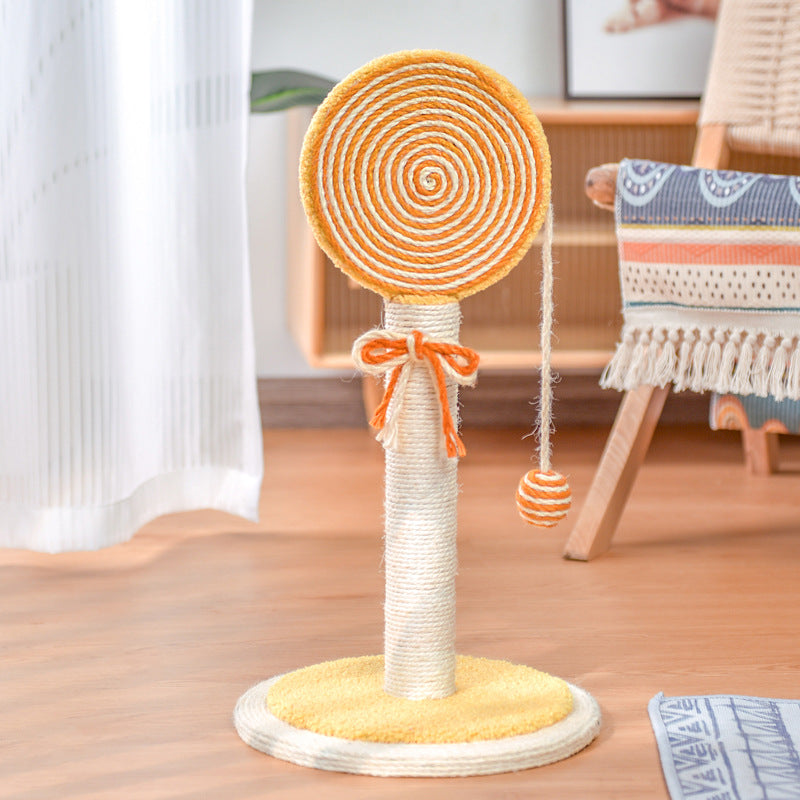 Lolipop Sisal Scratcher Post