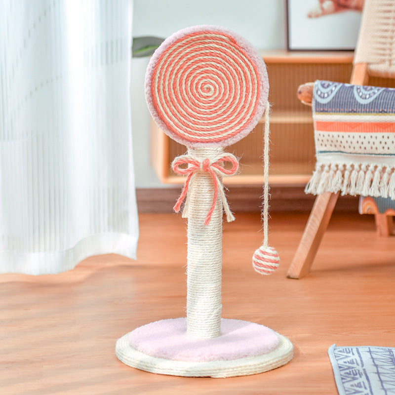 Lolipop Sisal Scratcher Post