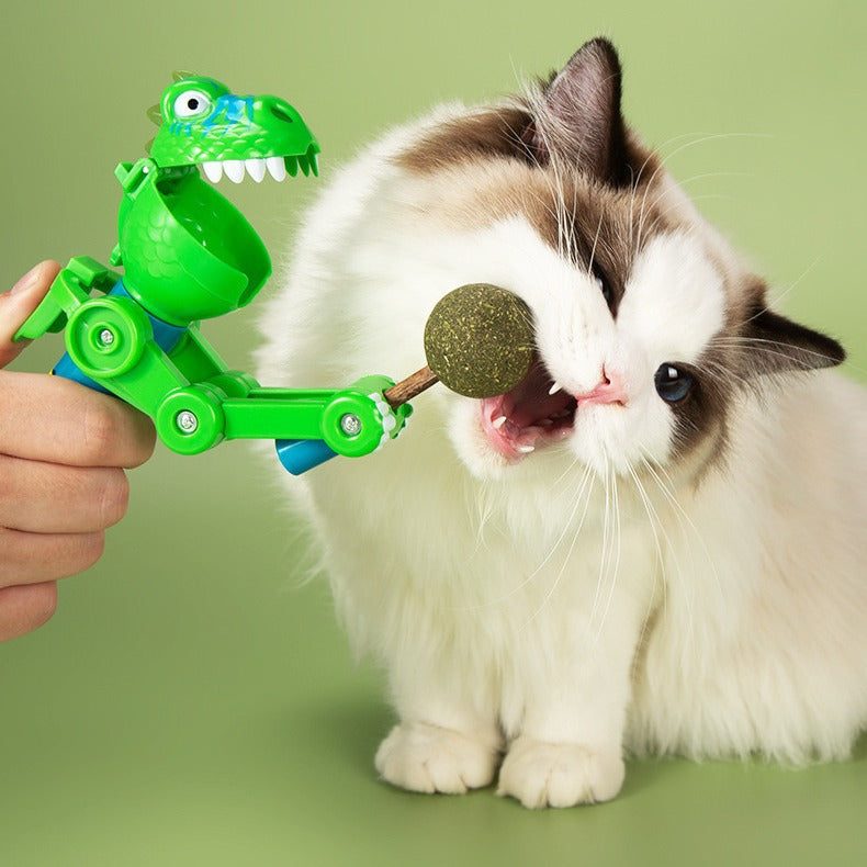 Dino Lollipop Catnip Toy for Cats