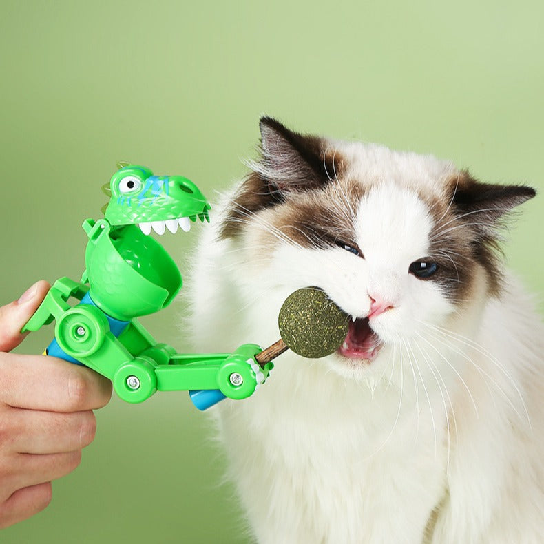 Dino Lollipop Catnip Toy for Cats