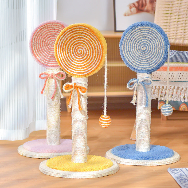 Lolipop Sisal Scratcher Post