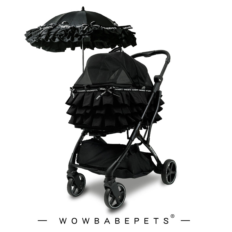 WowbabePet Chiffon Tiered Pet Stroller