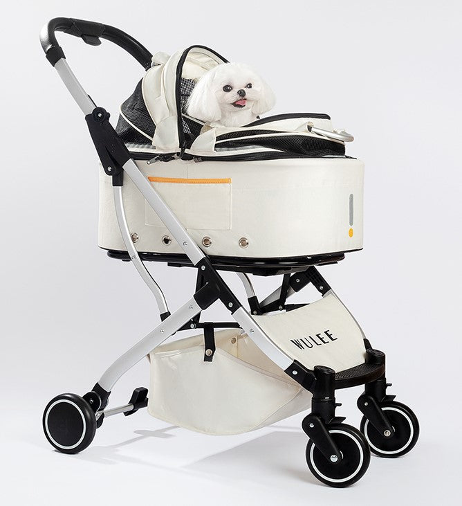 Wulee 2-in-1 Pro Foldable Pet Carrier&Stroller