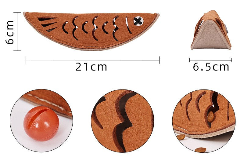 DogLemi 烤鱼嗅探玩具