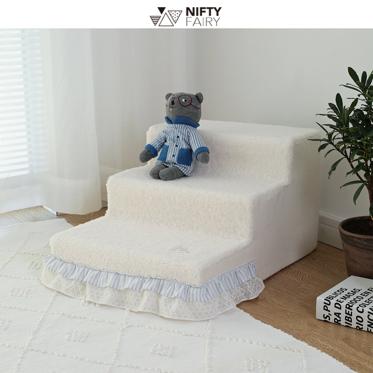 Nifty Fairy Sherpa Pet Stairs