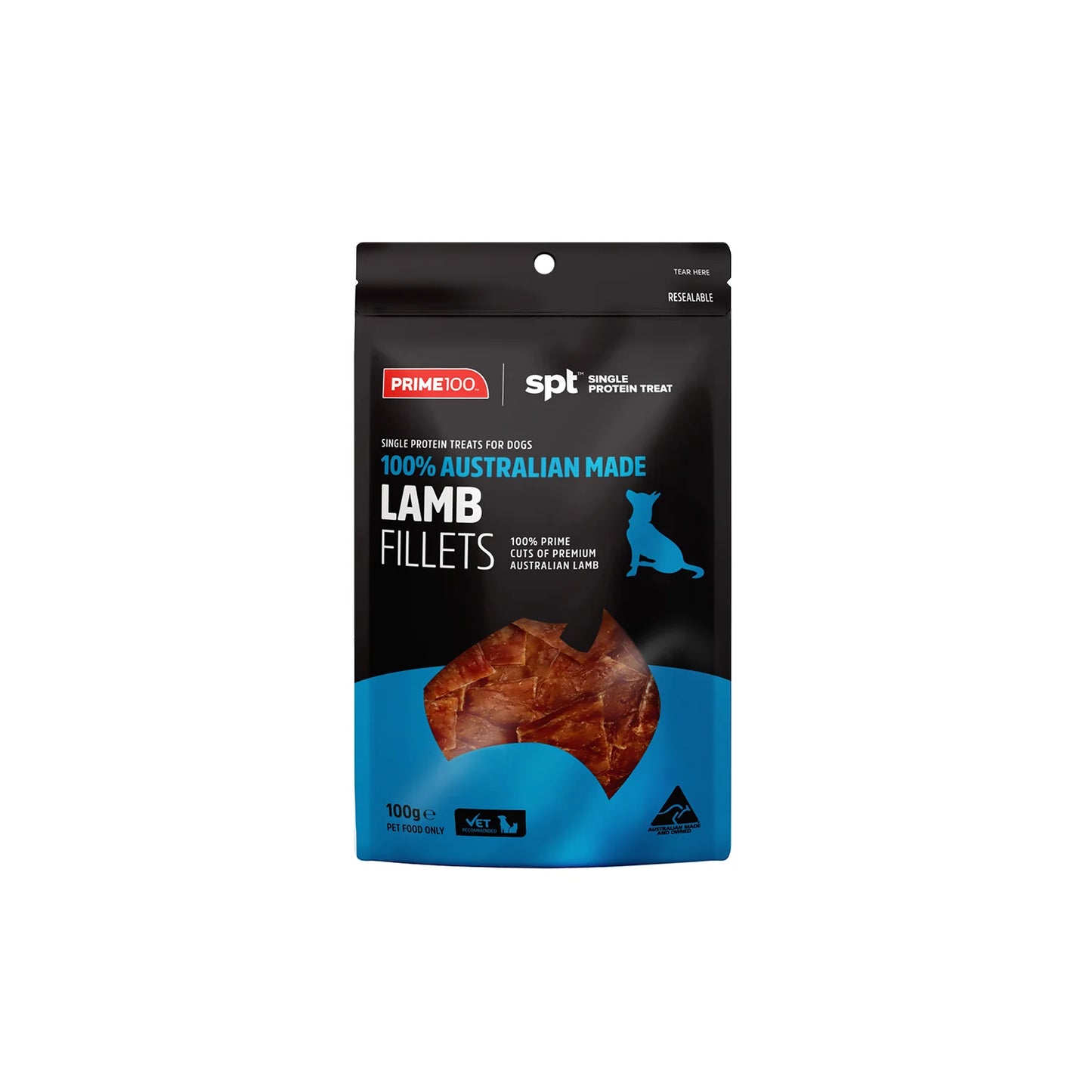 Prime 100 SPT Fillet Lamb Treats 100g