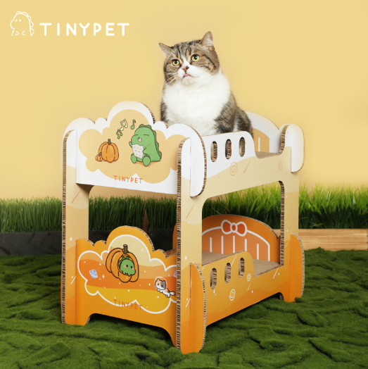 TinyPet 双层床 猫抓板床