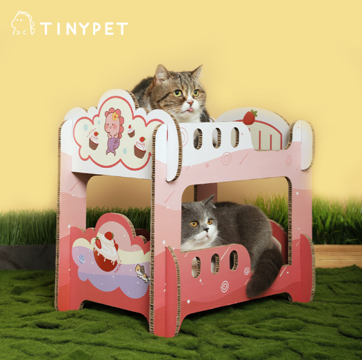 TinyPet 双层床 猫抓板床