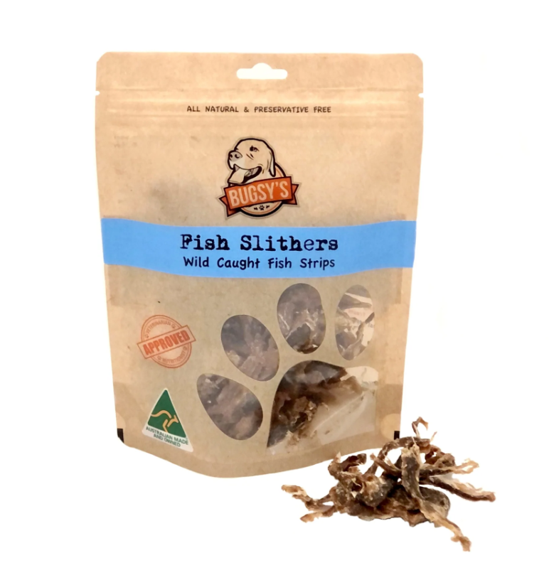 Bugsy‘s Mackerel Fish Slithers 80g