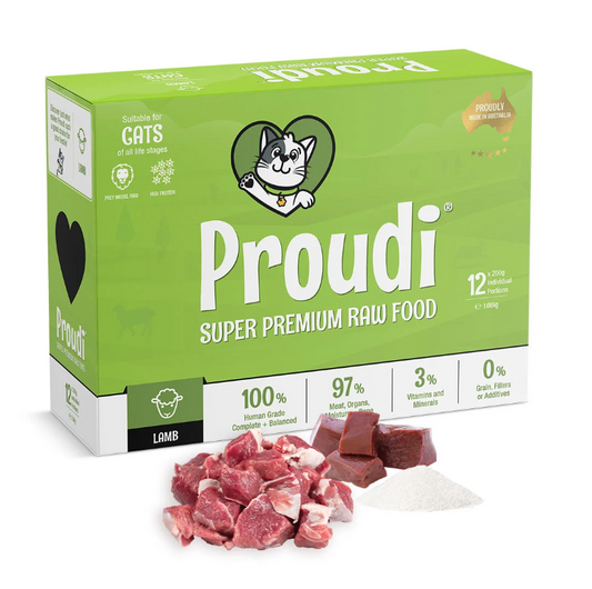 Proudi 优质生猫鼠肉和牛肉 1.08kg