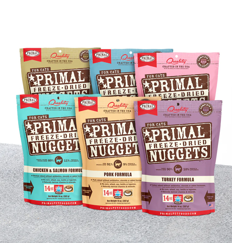 Primal Freeze-Dried Nuggets Complete Meal for Cats 397g