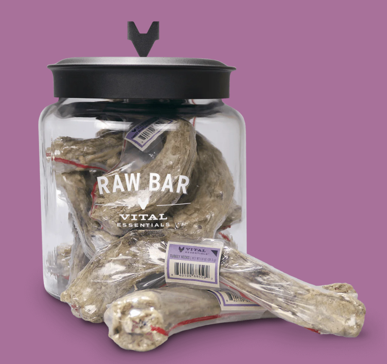 Vital Essentials Freeze-Dried Raw Bar Turkey Neck 28.3g