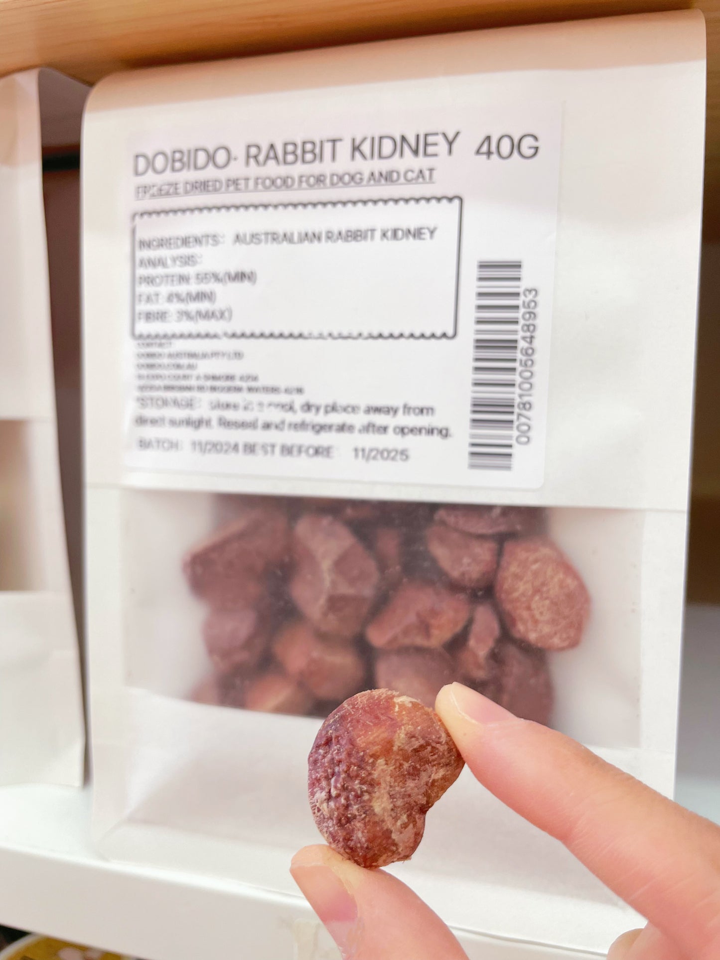 Dobido Freeze Dried Rabbit Kidney 40g