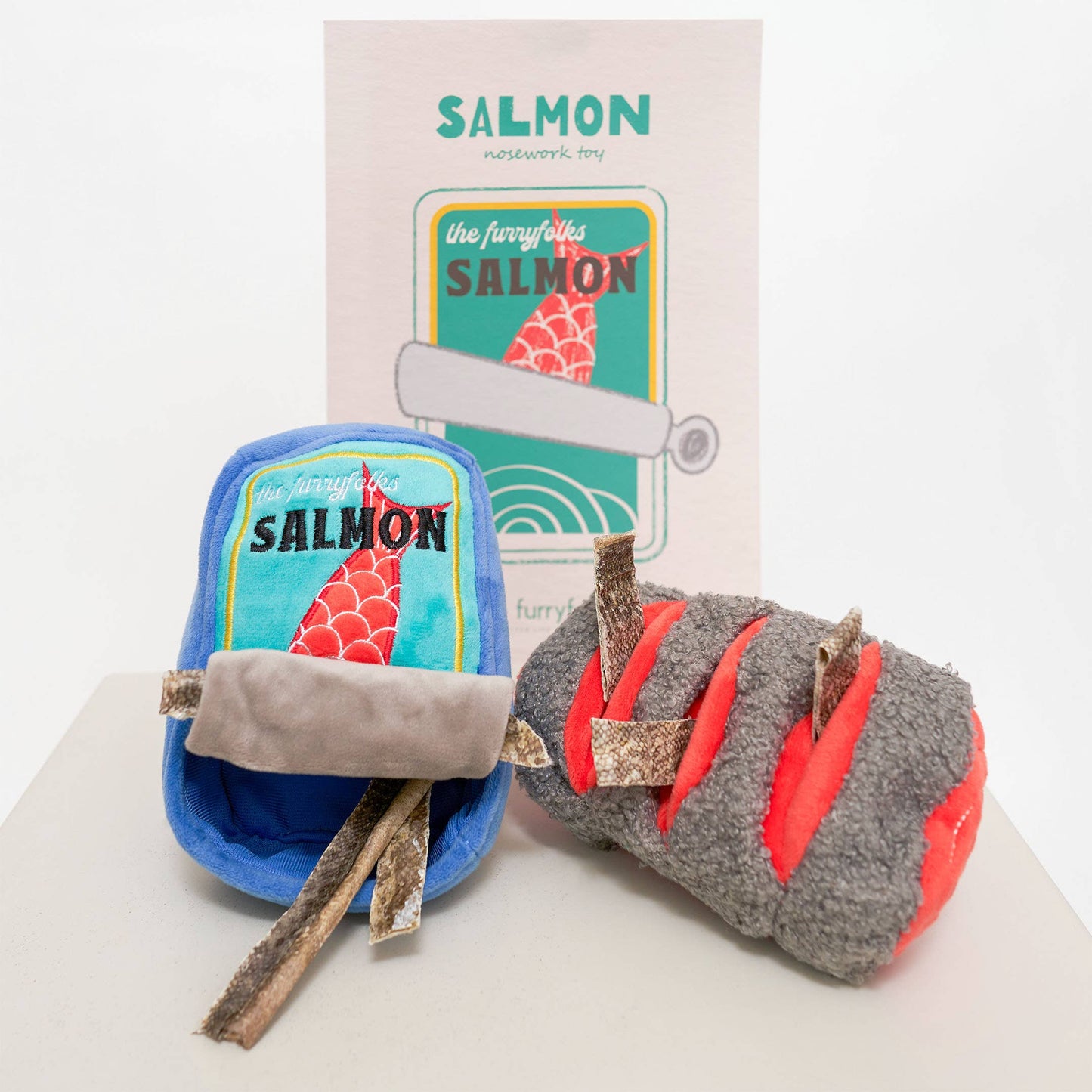 FurryFolks Tinned Salmon  Nosework Toy